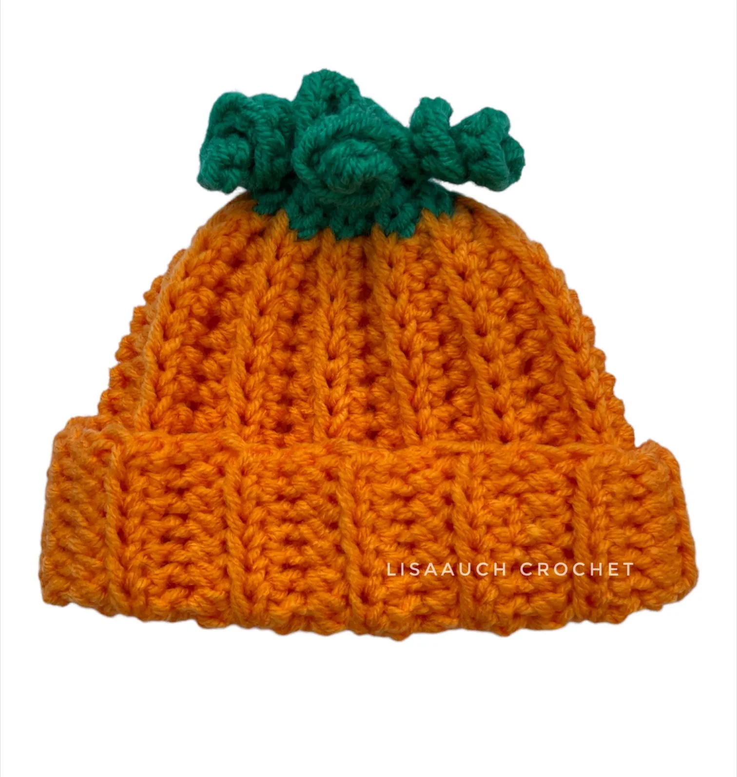 Pumpkin Inspired Crochet Hat Pattern