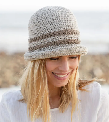 Free Crochet Beanie Pattern Crisp Summer Hat