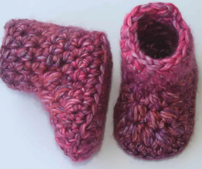 Quick Crochet Baby Shoes Pattern