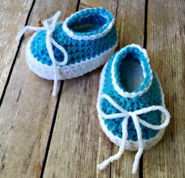 Crochet Baby Booties Pattern Slip On Style