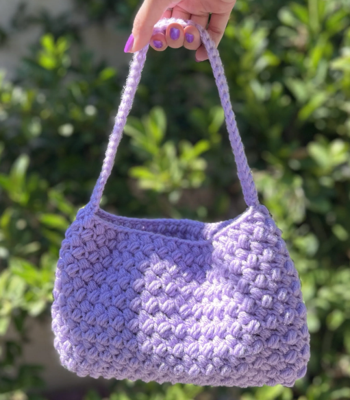 Textured Crochet Shoulder Bag Pattern