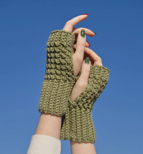 Crochet Fingerless Gloves Free Pattern  Tutorial