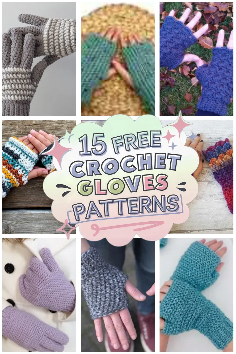 15 Free Crochet Gloves Patterns: Cozy Fingerless Gloves & Mittens to Keep You Warm!