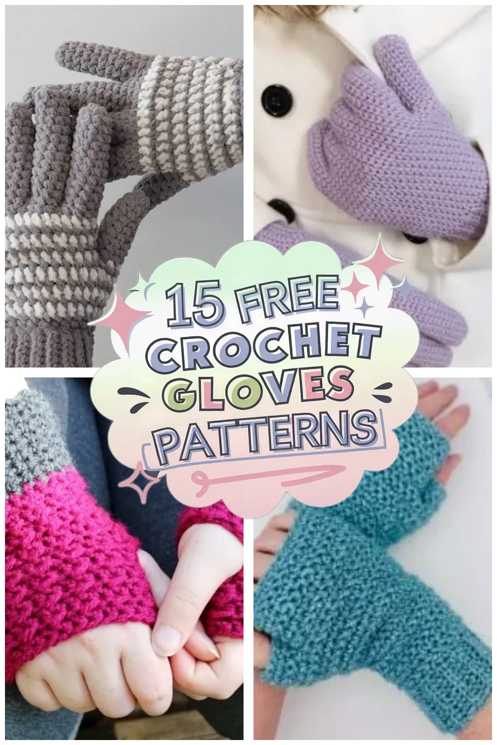 15 Free Crochet Gloves Patterns: Cozy Fingerless Gloves & Mittens to Keep You Warm!