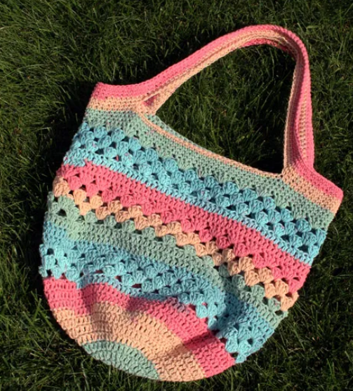 Vibrant Tote Crochet Pattern Crochet Pattern