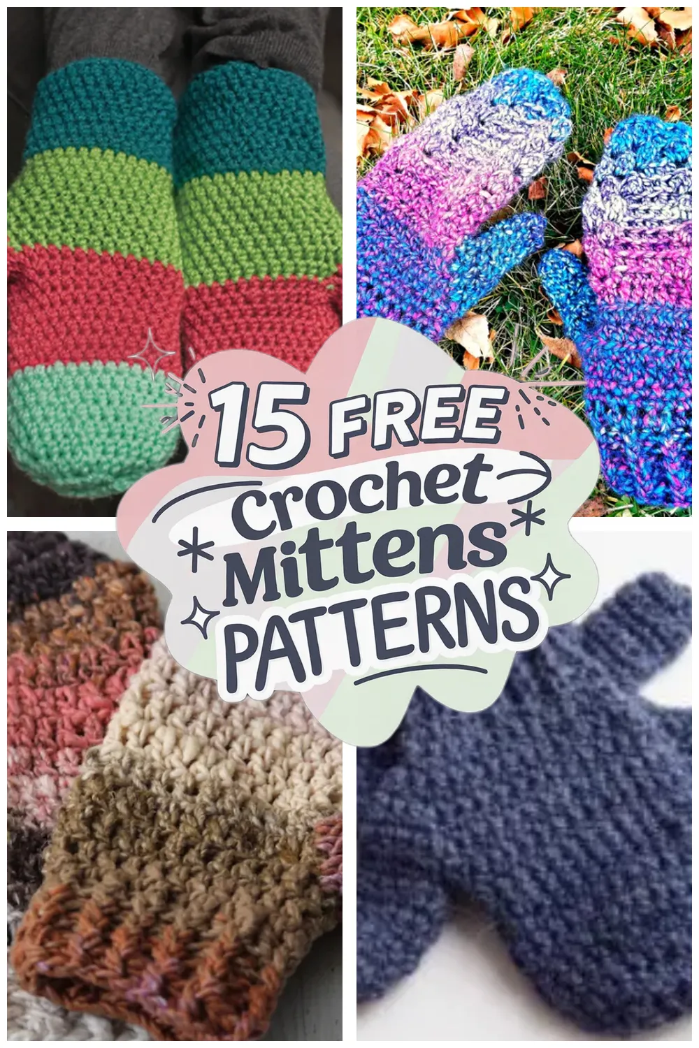 15 Free Crochet Mittens Patterns You’ll Love to Make This Winter!