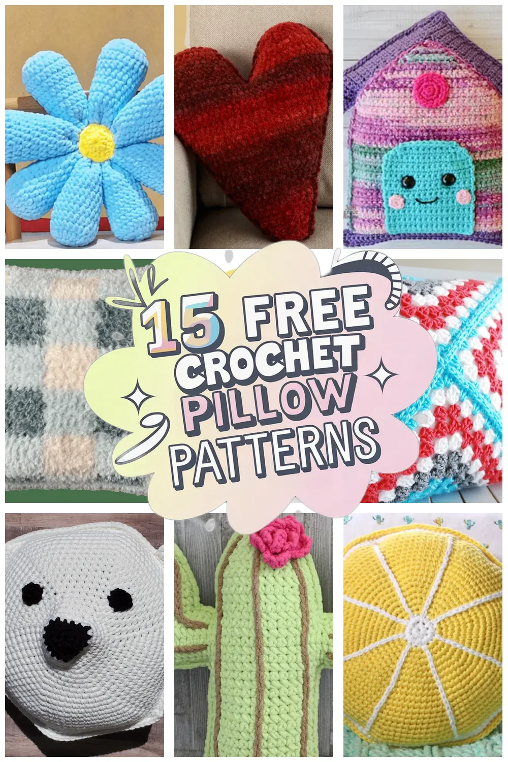 15 Free Crochet Pillow Patterns Free Patterns - 