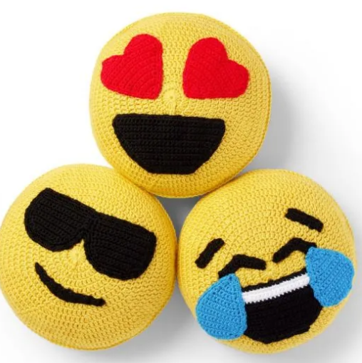 Crochet Emoji Pillows Free Pattern