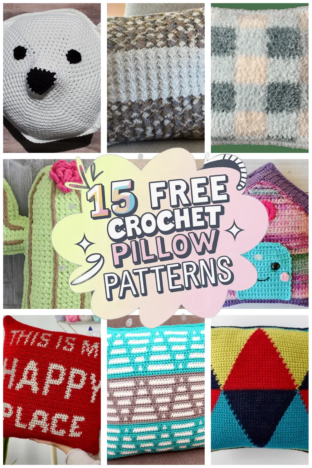 15 Free Crochet Pillow Patterns Free Patterns - 