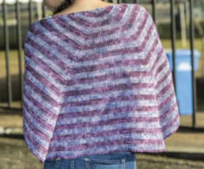 Two Color Crochet Shawl Pattern