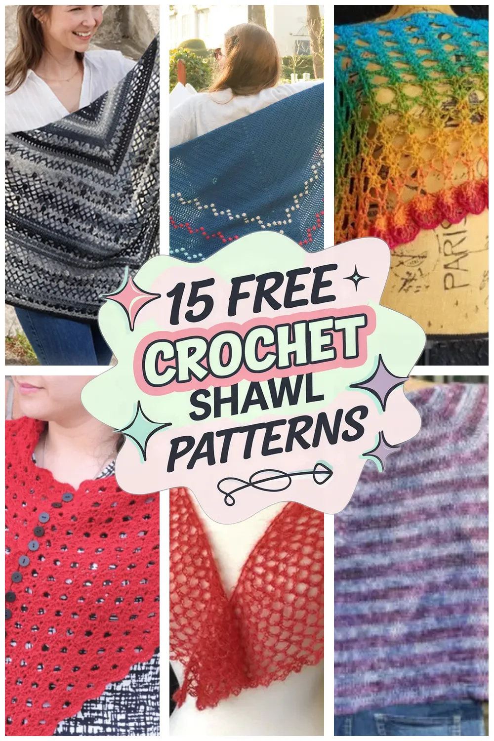 15 Free Crochet Shawl Patterns You’ll Love to Create!