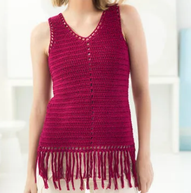 Crochet VNeck Tank Top Pattern