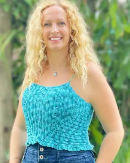 Turquoise Crochet Shirt Pattern for Beginners