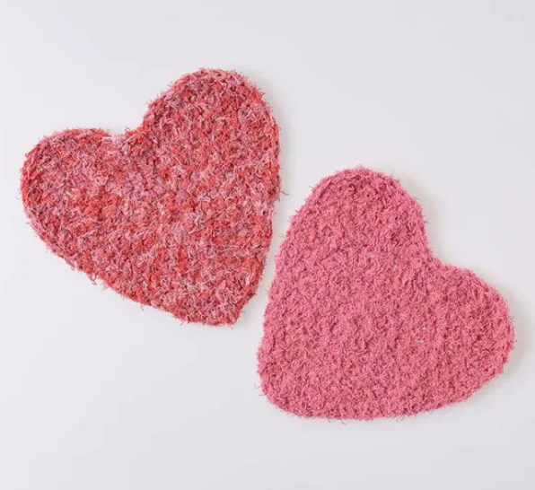 Heart Dishcloth Crochet Pattern Crochet Pattern