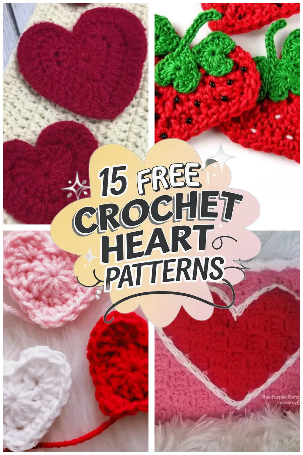 15 Free heart crochet pattern Patterns - bl