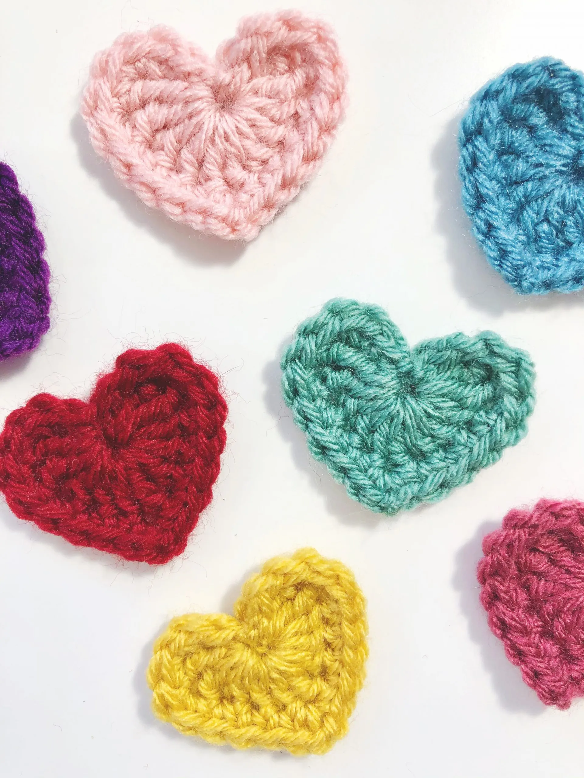 Free Heart Crochet Pattern Little Hearts