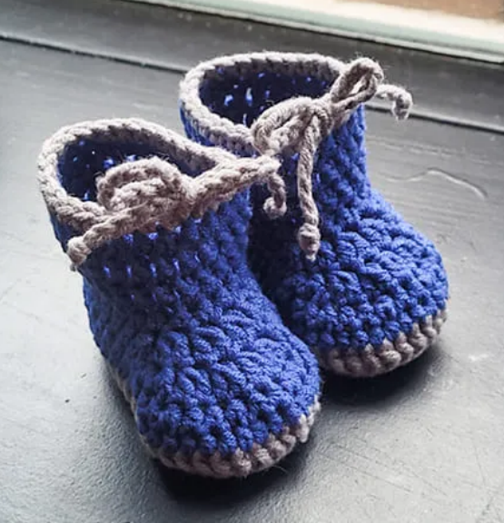 Handcrafted Newborn Booties Pattern Crochet Pattern