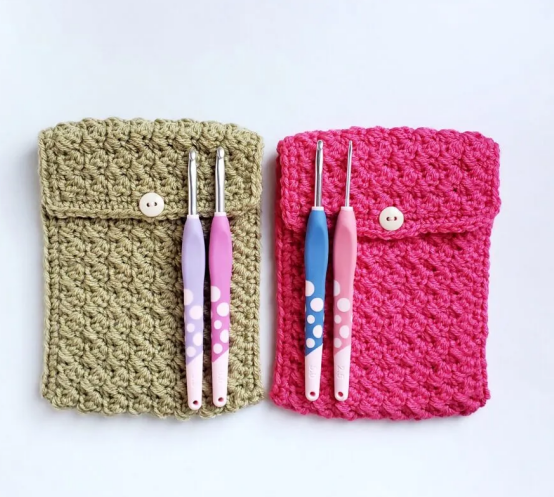 Suzette Stitch Crochet Hook Pouch