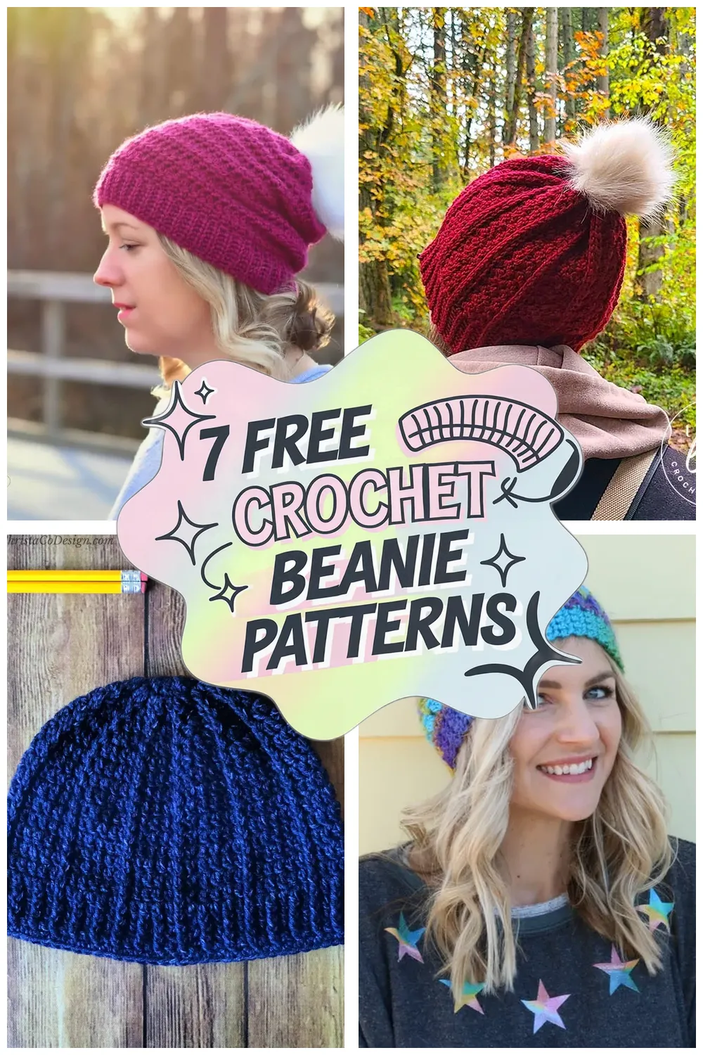 7 Free Crochet Beanie Patterns: Easy Crochet Hat Ideas You