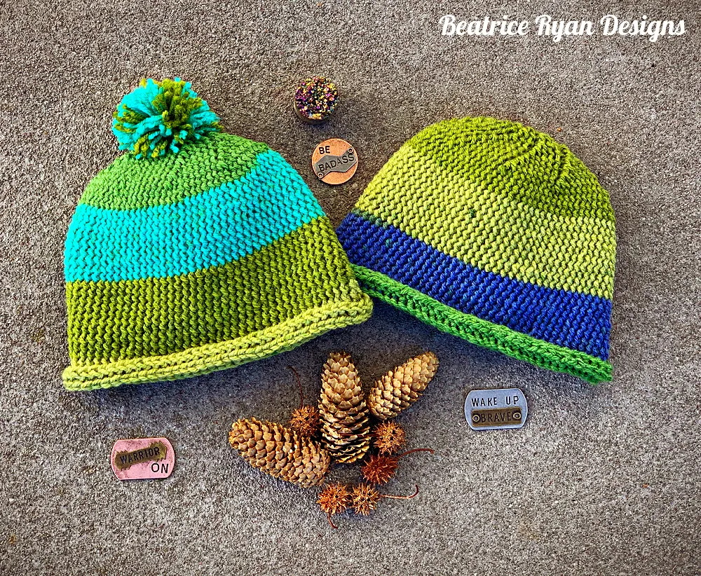 Easy Crochet Hatt Simple Squiggle Beanie