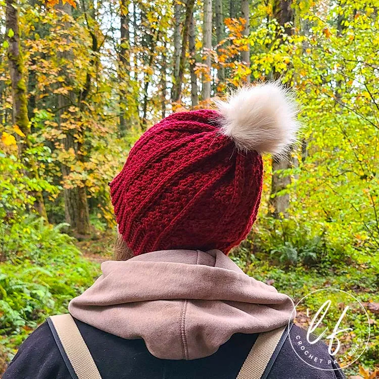 Textured Hazel Beanie Crochet Pattern