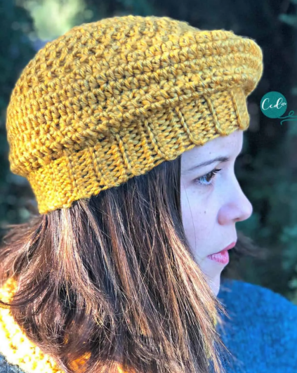 Vignola Crochet Beret Pattern  Scarflette