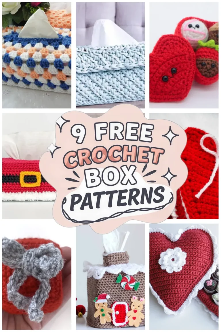 9 Free Crochet Box Patterns You’ll Love to Make Today!