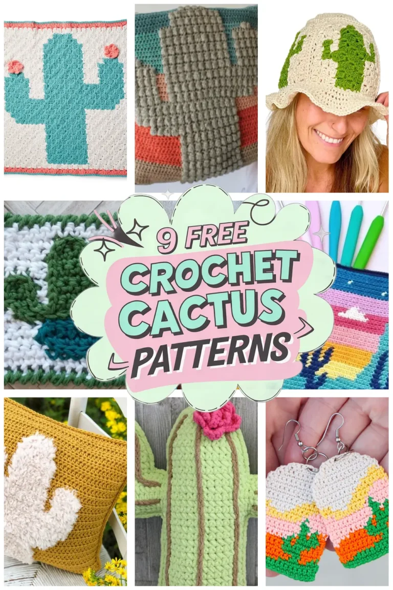 9 Free Crochet Cactus Patterns You’ll Love: Easy & Fun Crochet Cactus Projects!