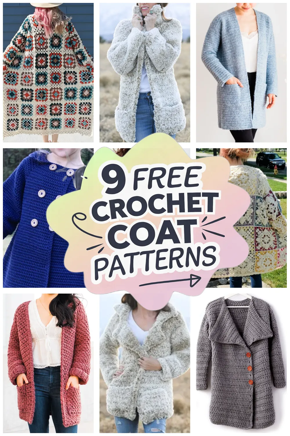 9 Free Crochet Coat Patterns: Stylish Jackets You Can Make Today!