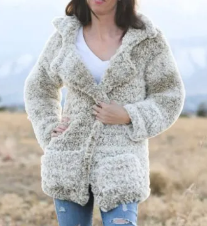 Stylish Crochet Teddy Bear Coat Pattern