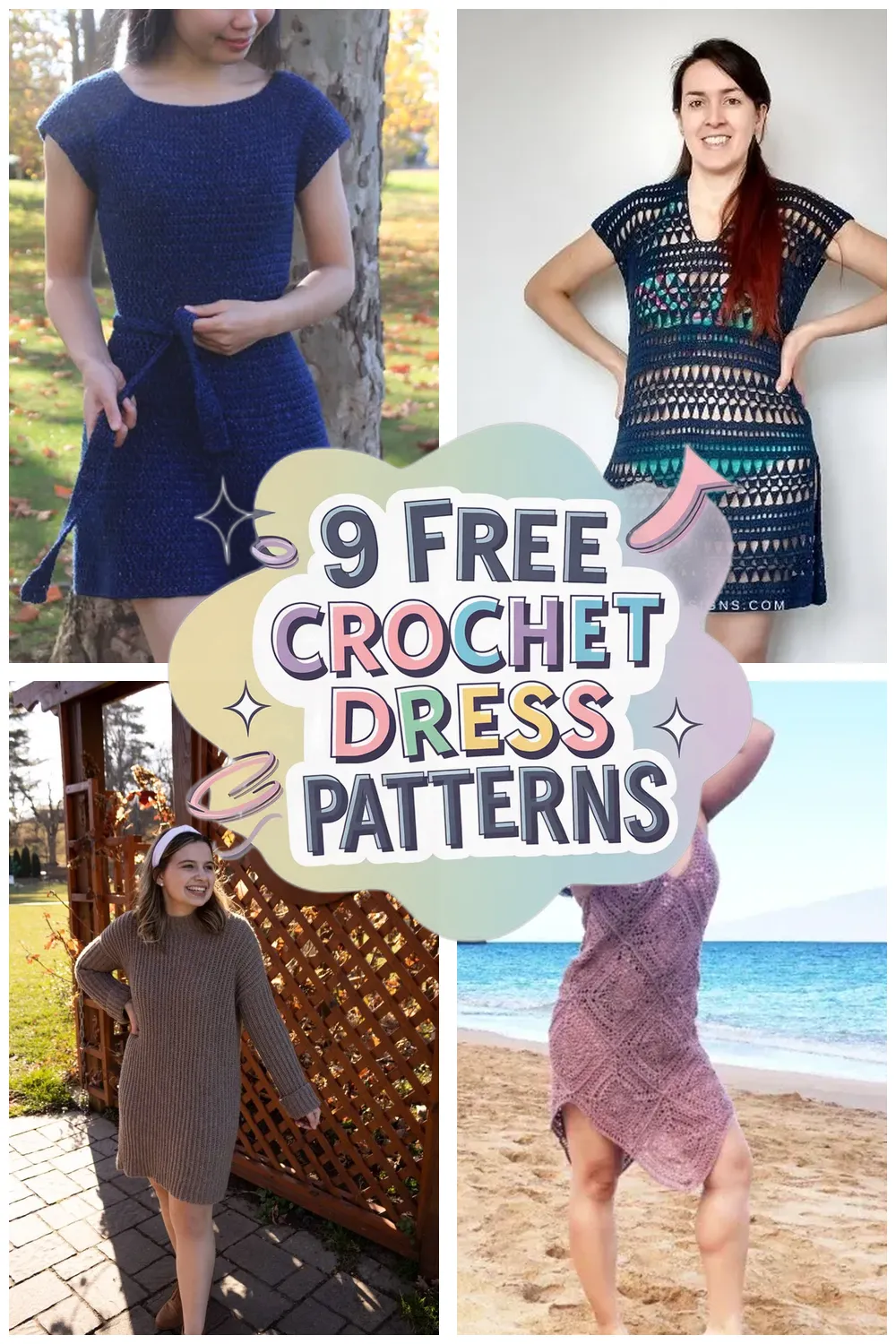 9 Free Crochet Dress Patterns You