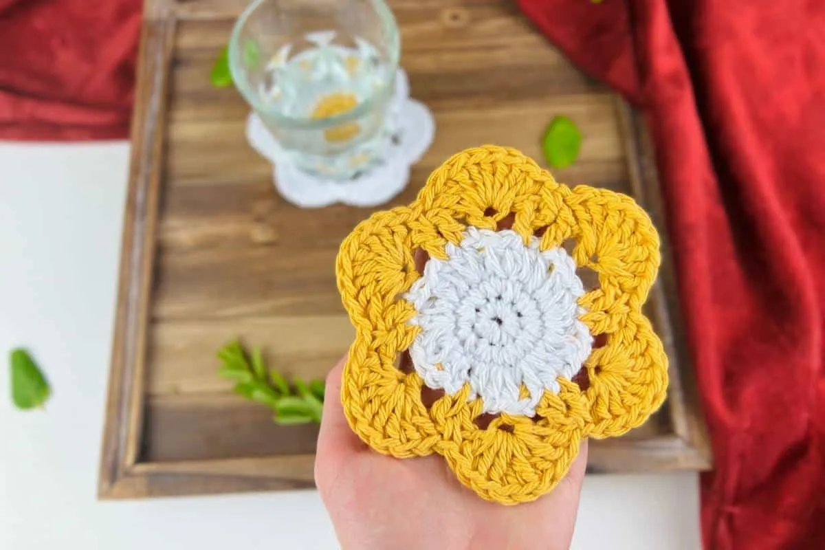 Crochet Flower Coaster Pattern Free Guide