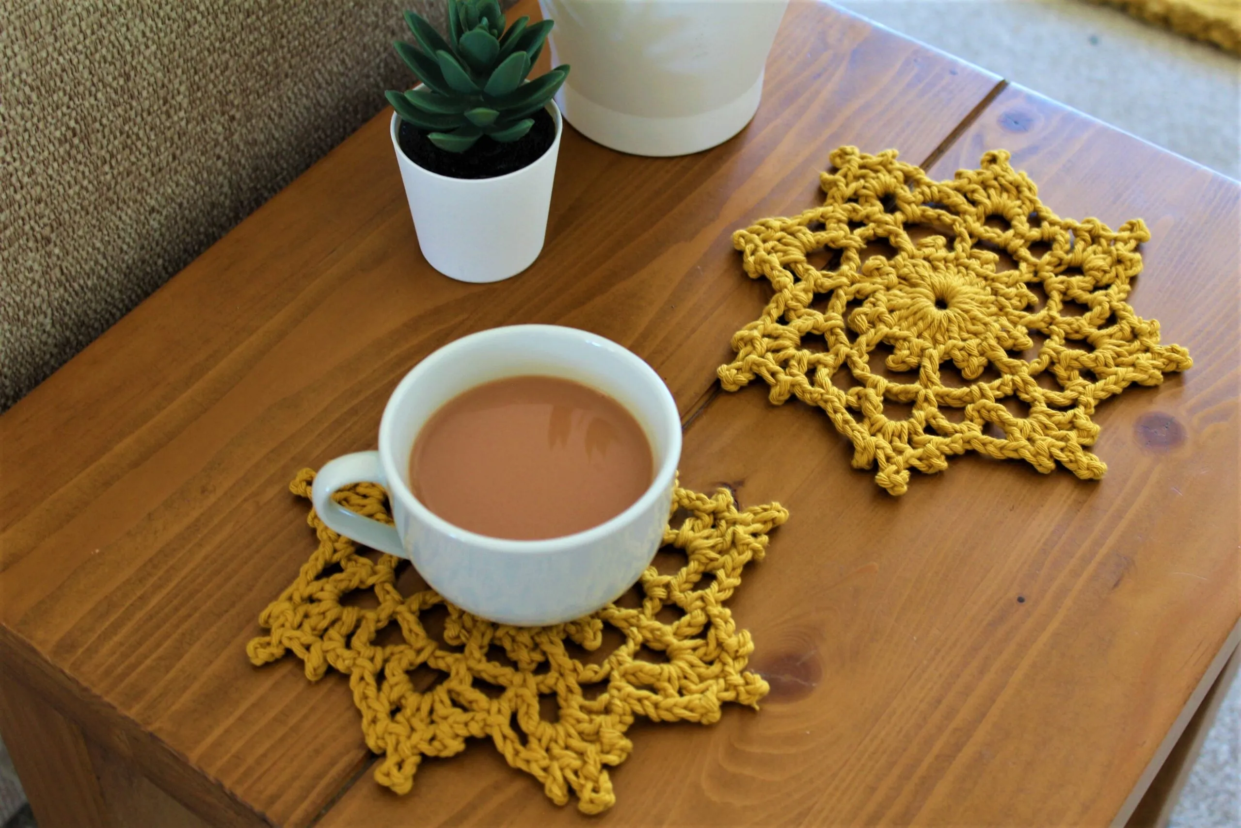 Lacy Crochet Coaster Pattern Crochet Pattern