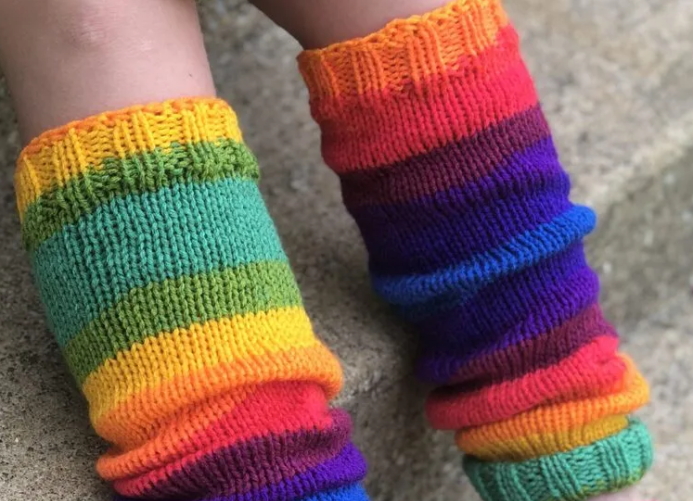 Vibrant Crochet Leg Warmers Free Pattern