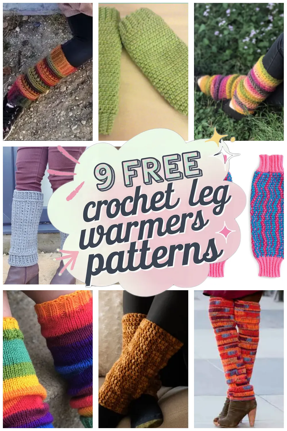 9 Free Crochet Leg Warmers Patterns You’ll Love to Make!