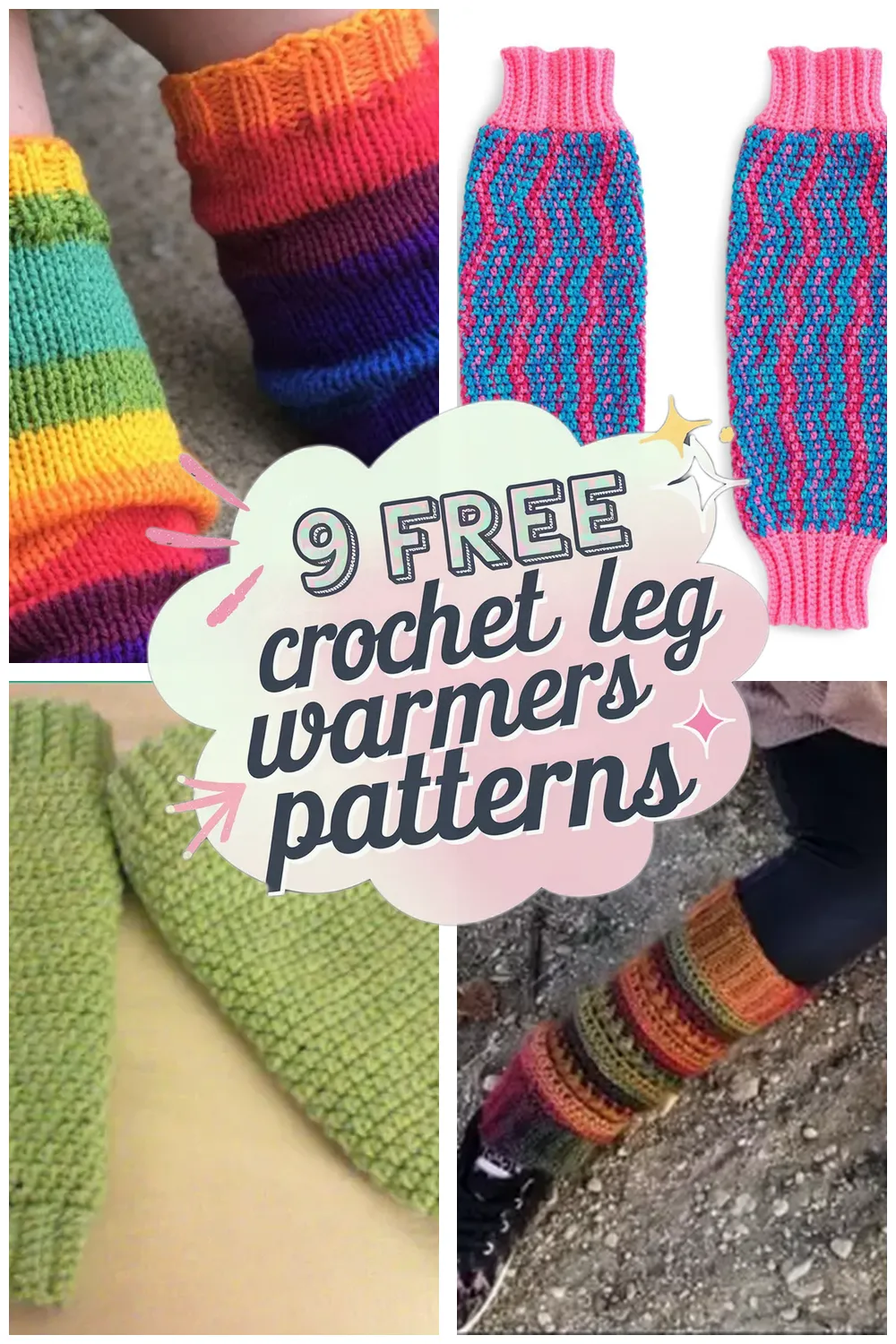 9 Free Crochet Leg Warmers Patterns You’ll Love to Make!