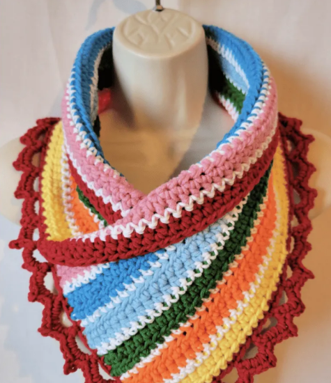 Vibrant Crochet Neck Warmer Pattern