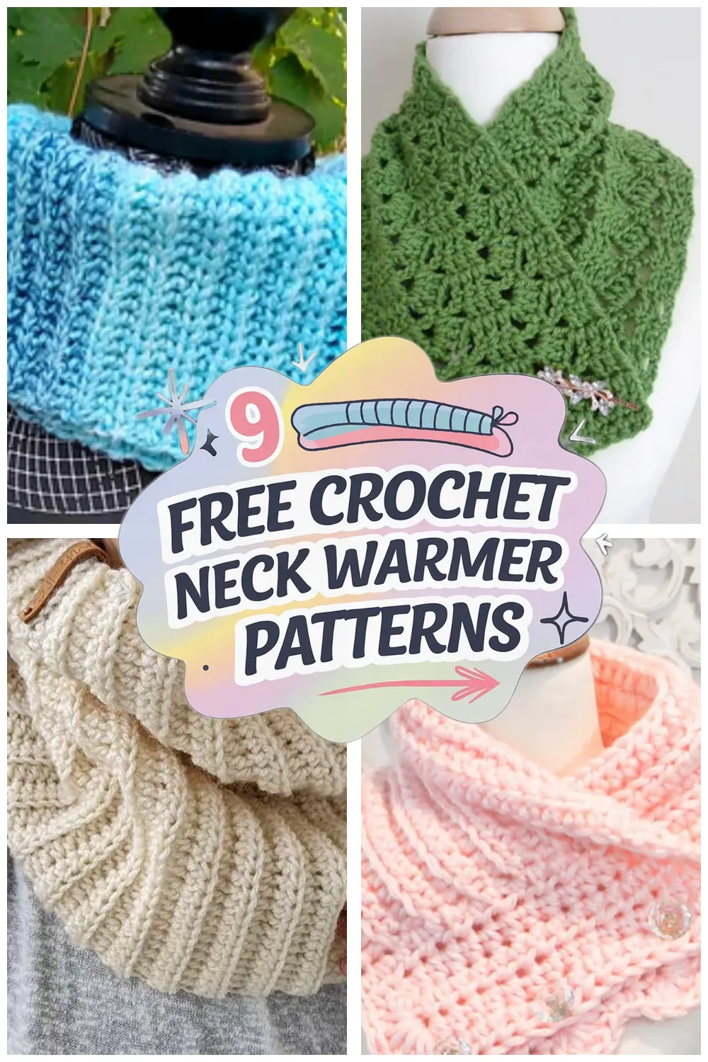 9 Free Crochet Neck Warmer Patterns: Cozy Crochet Cowls to Keep You Warm!