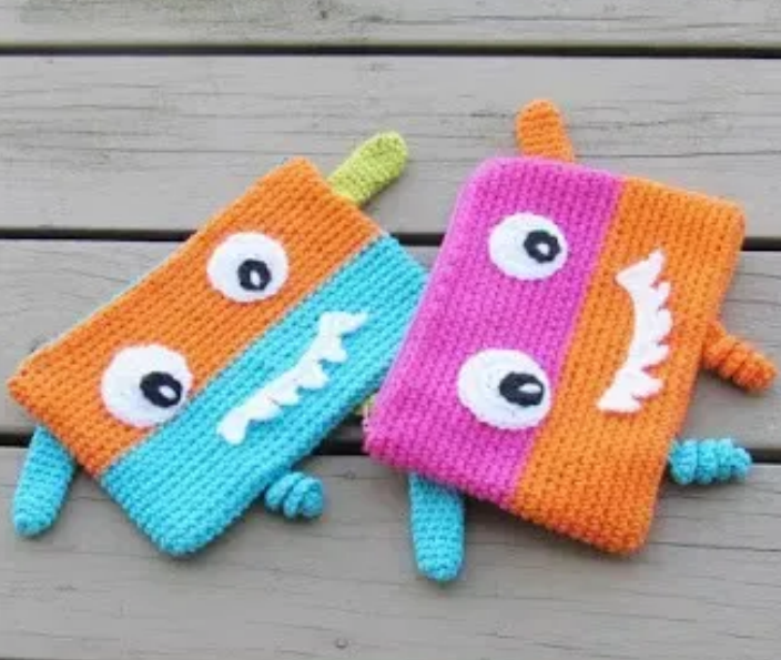 Monster Pencil Case Crochet Pattern