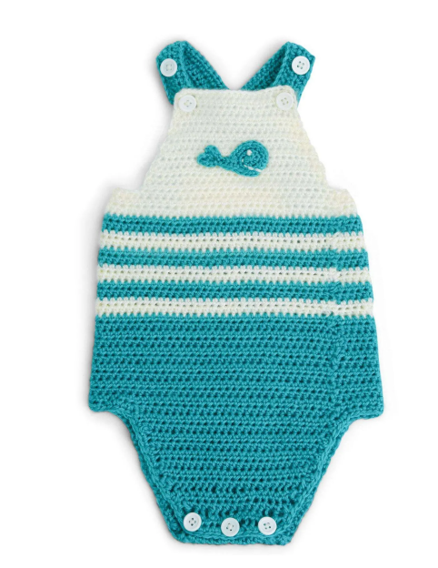 Nautical Baby Romper Crochet Pattern