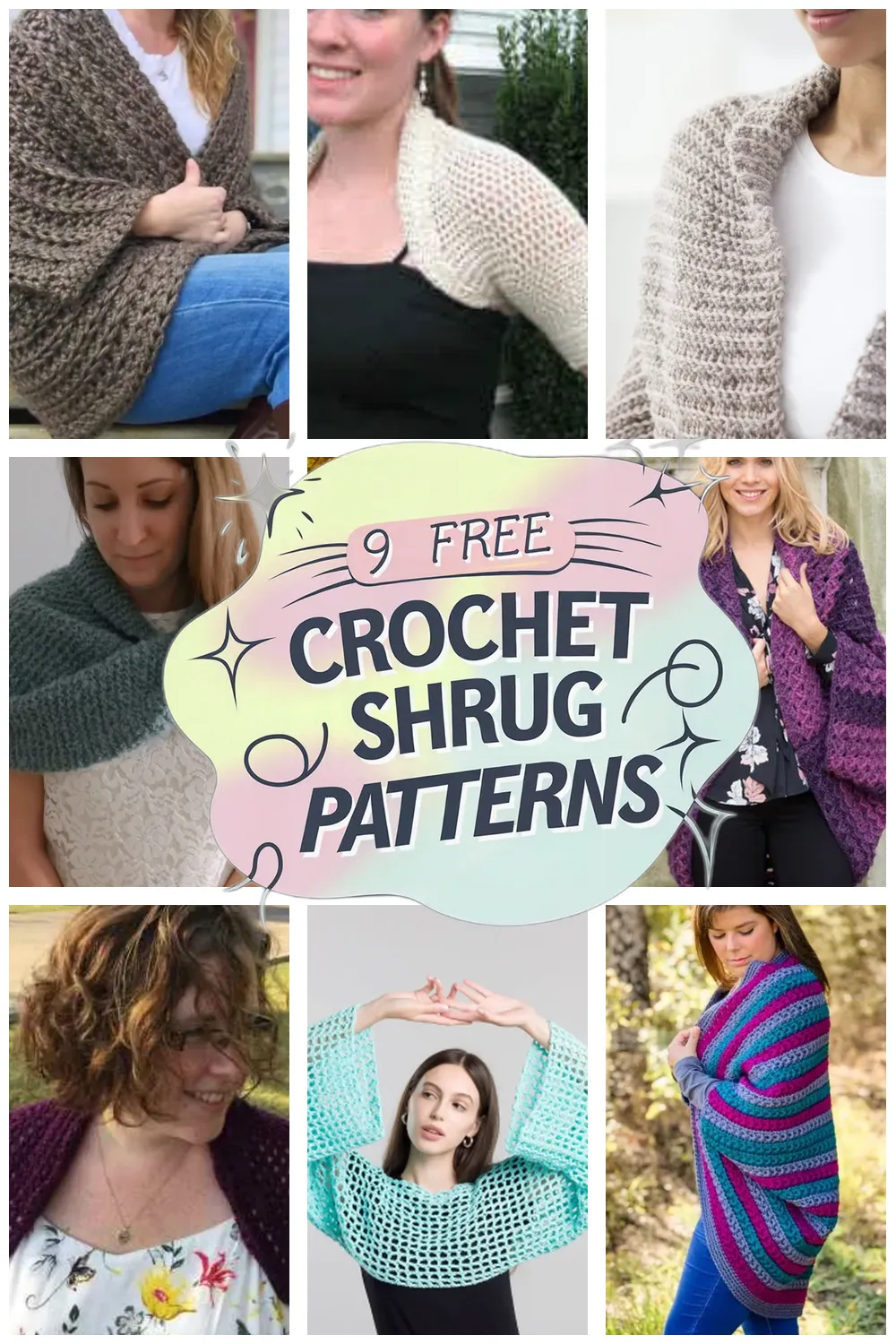 9 Free Crochet Shrug Patterns You’ll Love to Make!