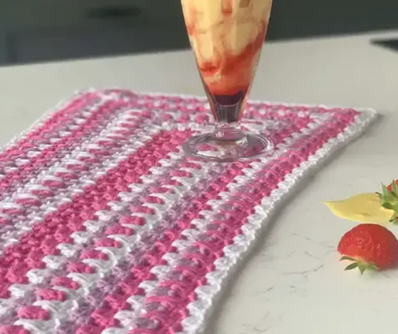 Vibrant Crochet Table Runner Pattern