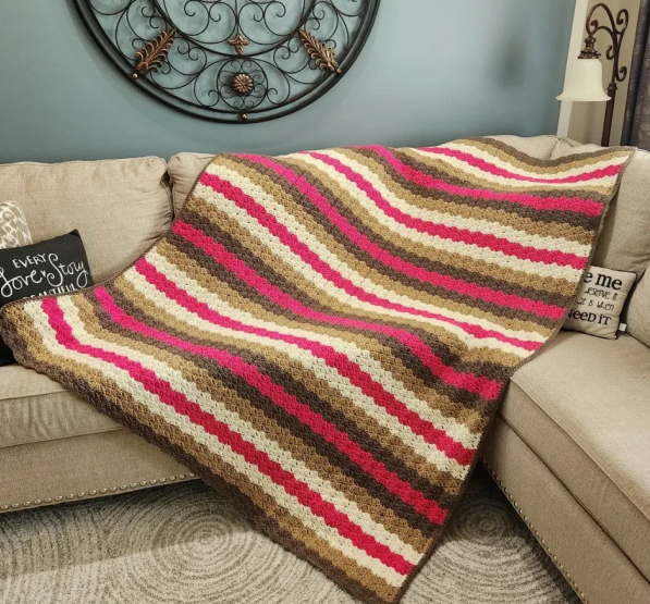 Everyday Crochet Blanket Pattern 7 Sizes