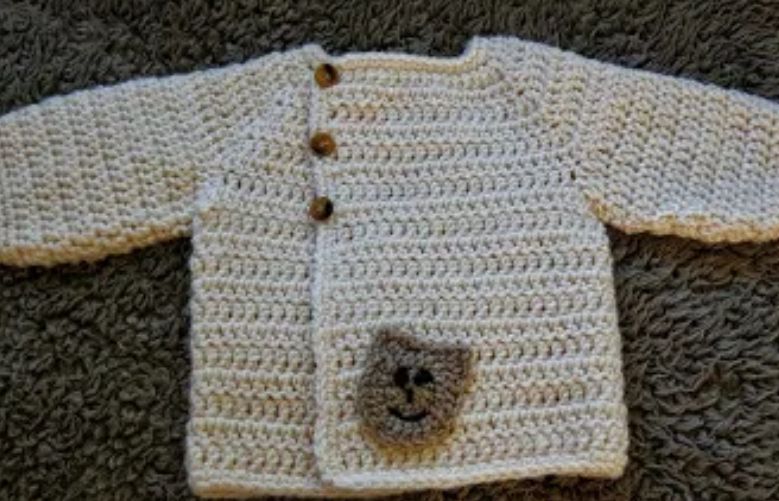 Free Baby Cardigan Crochet Pattern