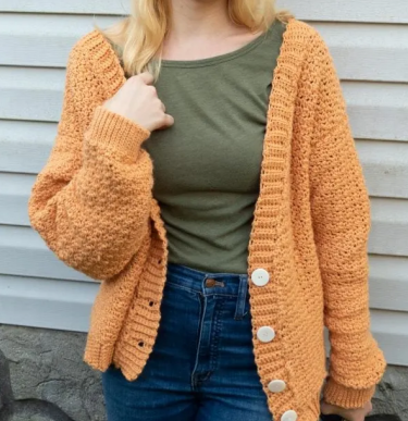 Oversized Crochet Cardigan Pattern Crochet Pattern