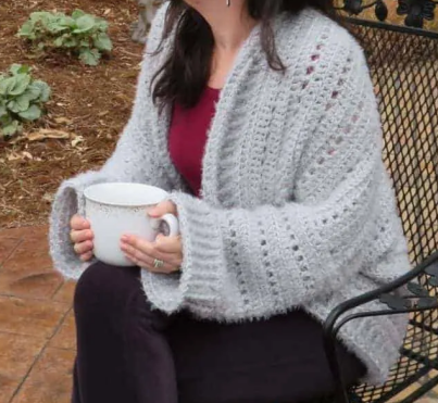 Chunky Knit Cardigan Crochet Design Pattern