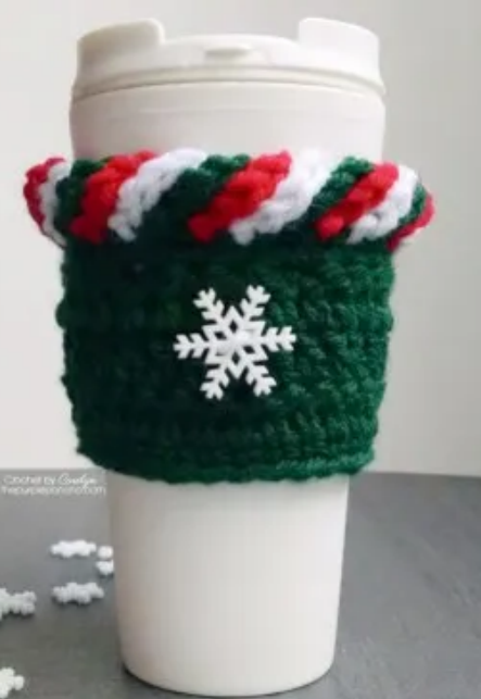 Snowflake Cup Cozy Crochet Pattern