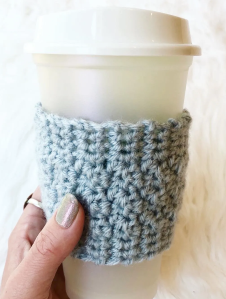 Stylish Cup Cozy Crochet Pattern