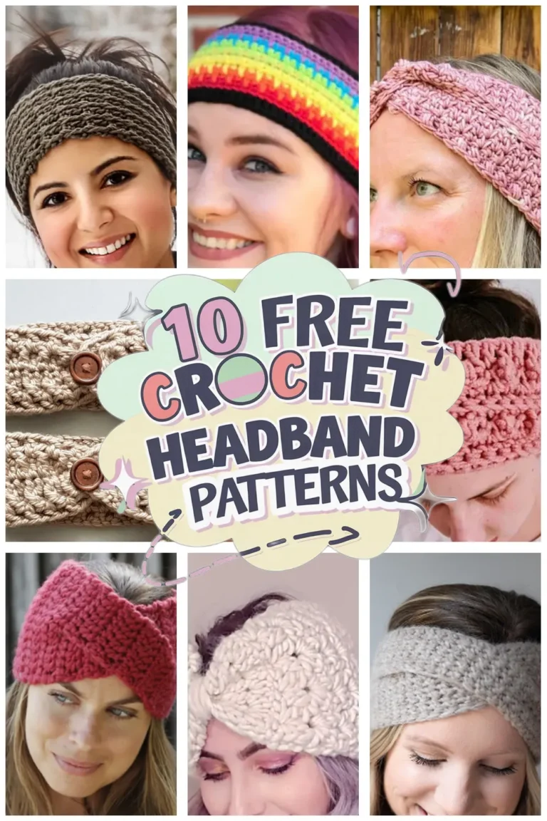 10 Free Crochet Headband Patterns: Easy Crochet Headbands You’ll Love to Make!