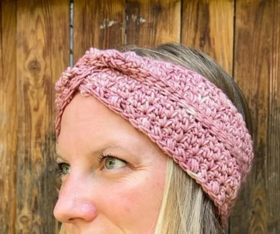 Chunky Twisted Headband Crochet Pattern